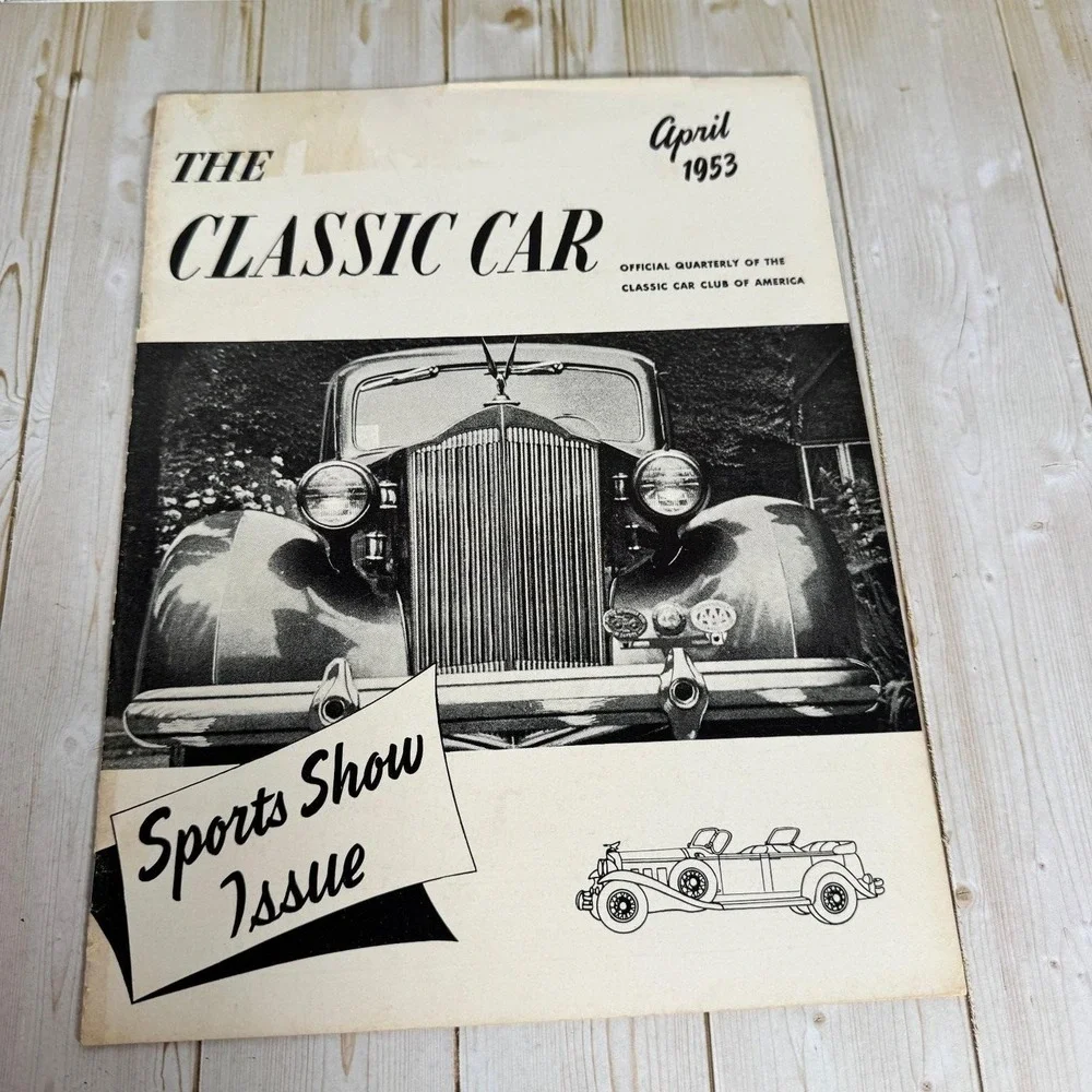 The Classic Car April 1953 Sports Show Issue Vintage Automobile Magazine